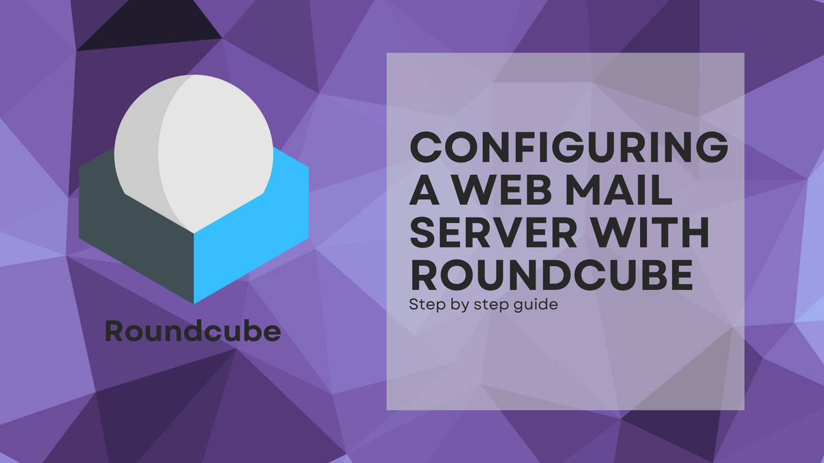 Configuring a webmail server with Roundcube
